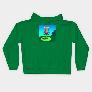 Disc Golf in the Park Kids Hoodie